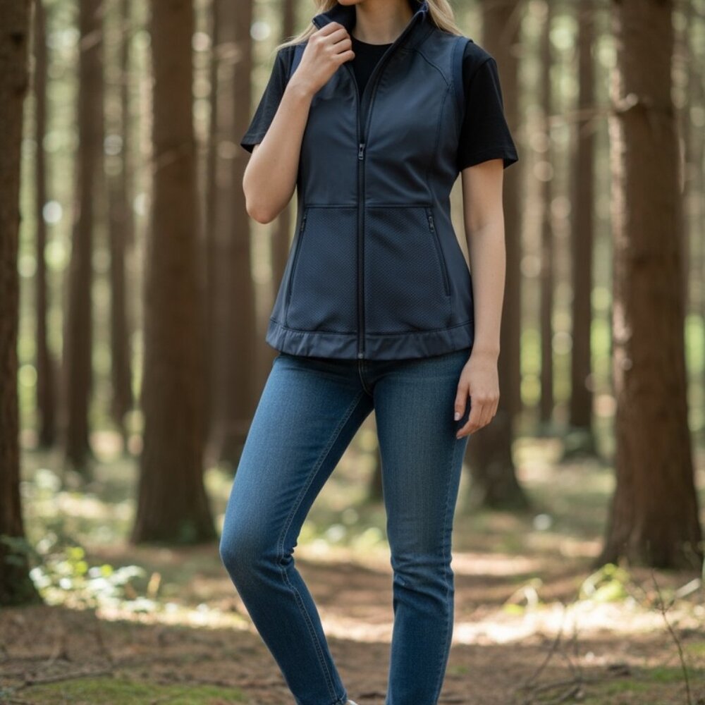 "Lululemon & Athletica" Lets Get Physical Reflective Vest SZ 6 Training‎ Jogger